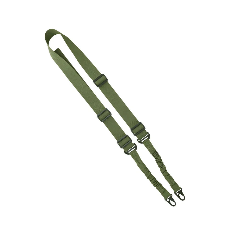 Kombat Tactical - Double Point Bungee Rifle Sling - Olive Green