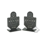 FMA Set of Aluminum Targets Type B, 6 pcs - Black