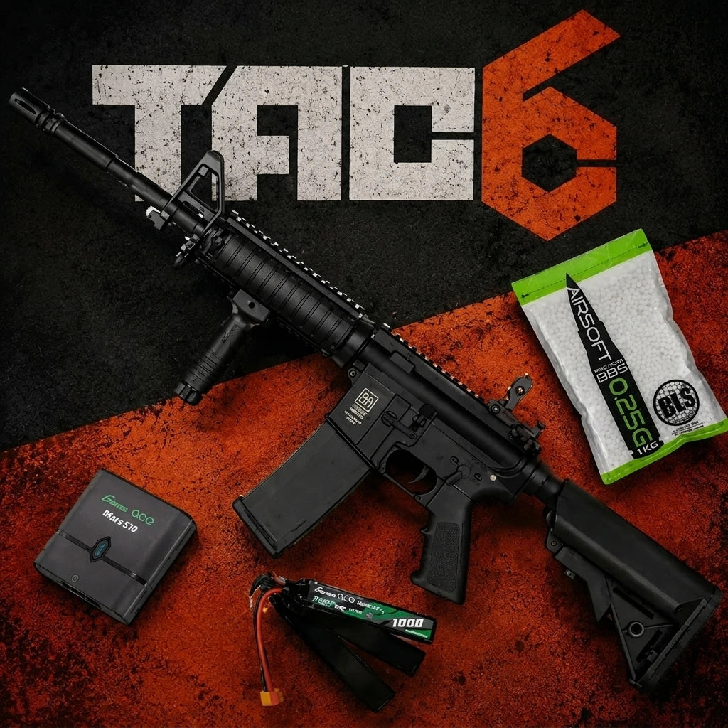 Specna Arms STARTER PACK Set M4A1 RIS (SA-C03 CORE™ HAL ETU™) - Black  -
