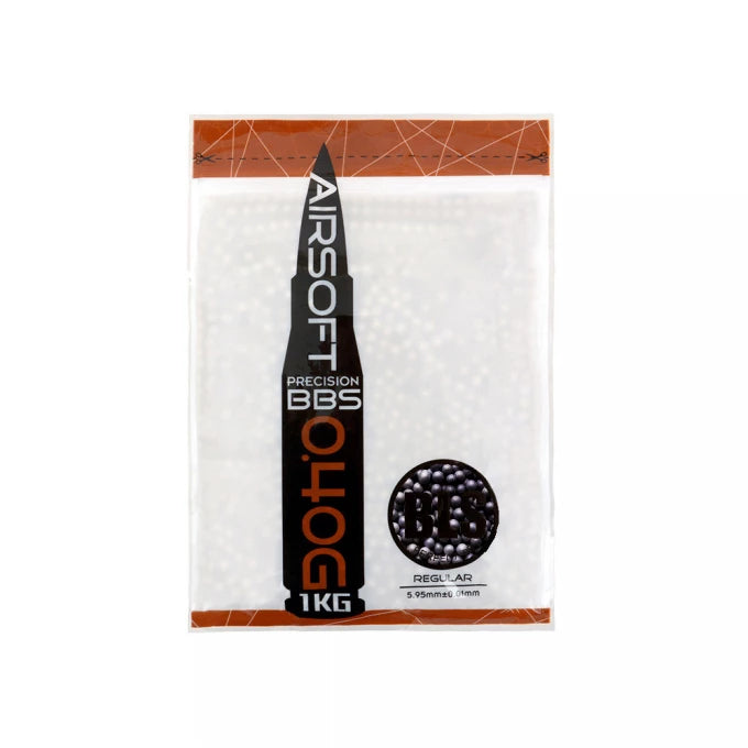 BLS STAINLESS UH Airsoft Pellets 0.40g, 2500 BBs (Bag) - Grey