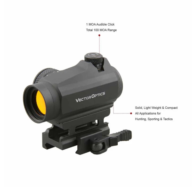 Vector Optics Maverick-II 1x22 GenII Red Dot Sight
