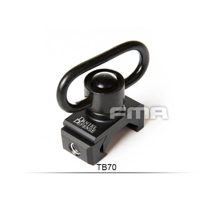 FMA 360° DD QD Sling Swivel RIS Mount - Black