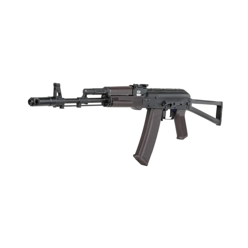 Specna Arms STARTER PACK Set SA AK-74S Gen2 (SA-J74 CORE HAL ETU) – Black / Plum