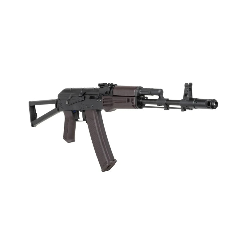 Specna Arms STARTER PACK Set SA AK-74S Gen2 (SA-J74 CORE HAL ETU) – Black / Plum