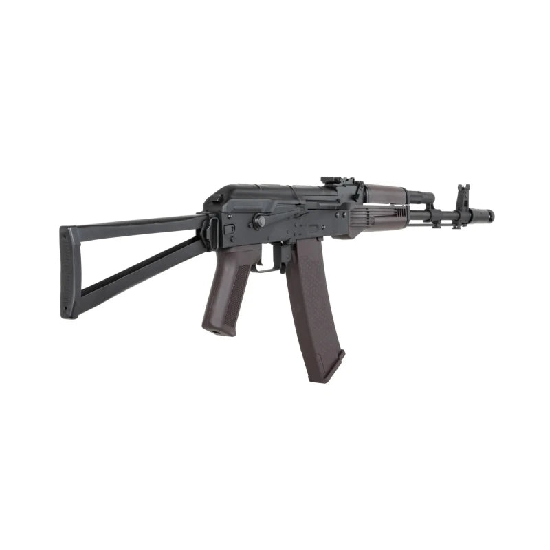 Specna Arms STARTER PACK Set SA AK-74S Gen2 (SA-J74 CORE HAL ETU) – Black / Plum