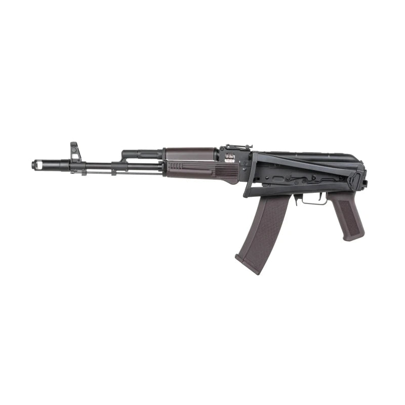 Specna Arms STARTER PACK Set SA AK-74S Gen2 (SA-J74 CORE HAL ETU) – Black / Plum