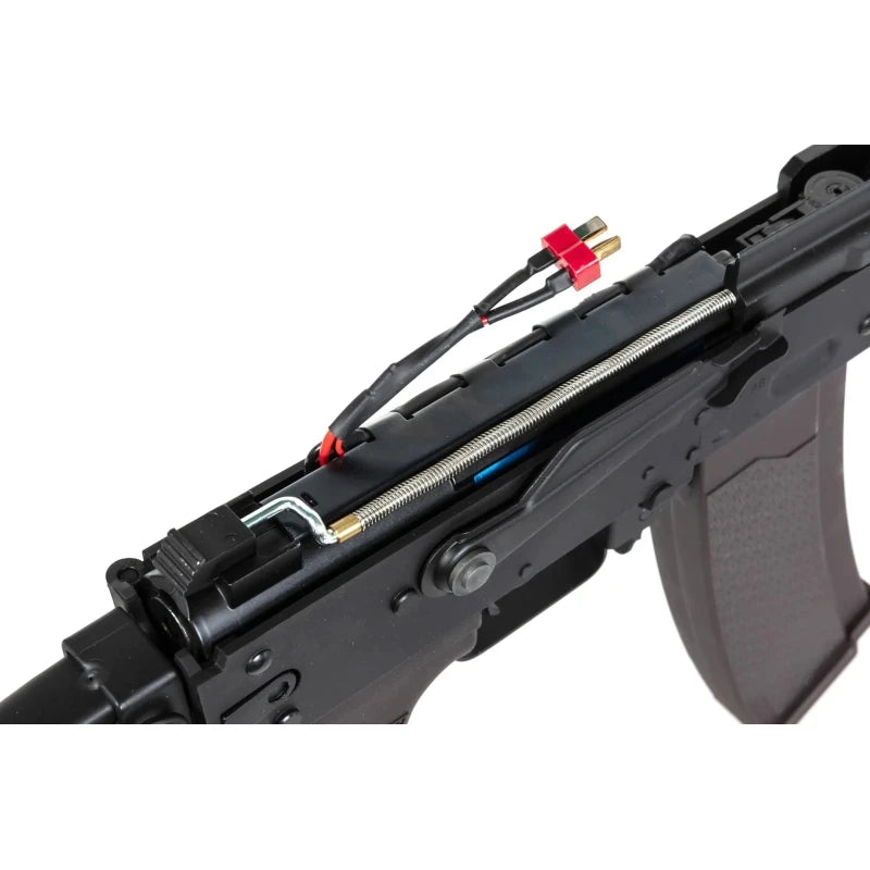 Specna Arms STARTER PACK Set SA AK-74S Gen2 (SA-J74 CORE HAL ETU) – Black / Plum