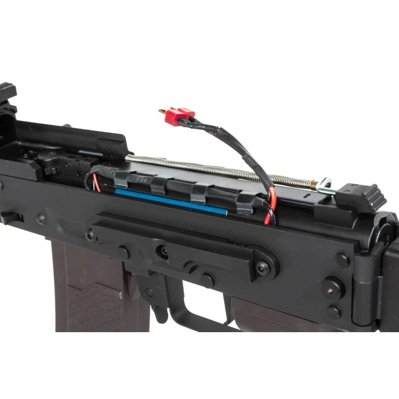 Specna Arms STARTER PACK Set SA AK-74S Gen2 (SA-J74 CORE HAL ETU) – Black / Plum