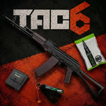 Specna Arms STARTER PACK Set SA AK-74S Gen2 (SA-J74 CORE HAL ETU) – Black / Plum