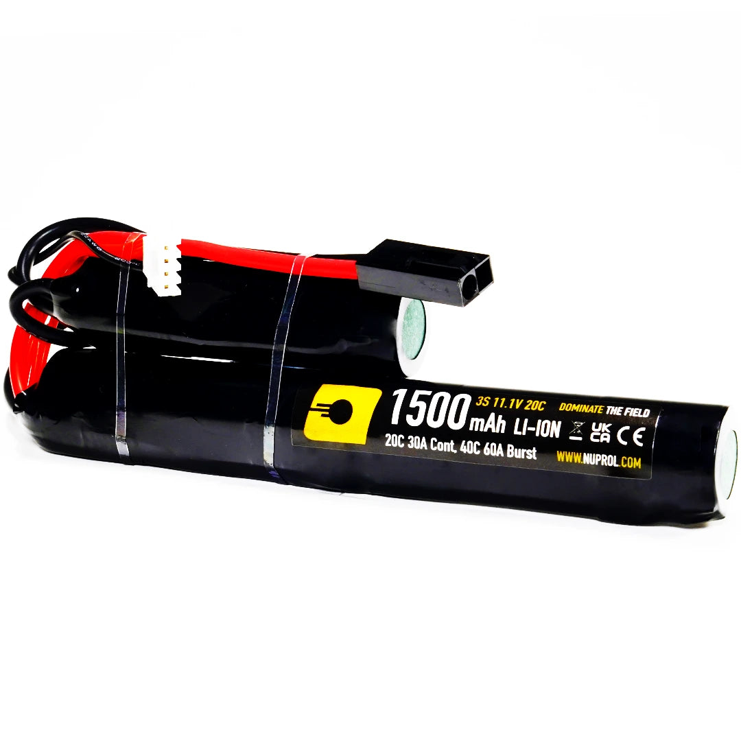 Li-Ion Battery 1500mAh 11.1v 20c DBL - Small Tamiya