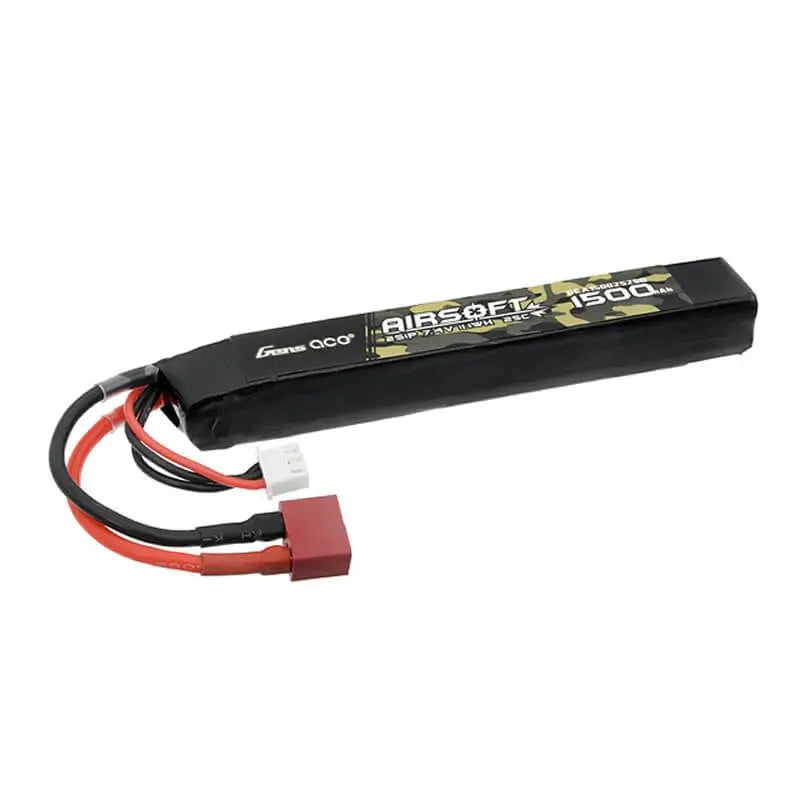 Battery Li-Po 7.4V 1500mAh 25C 115x15x16mm - DeanT