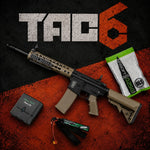 Specna Arms STARTER PACK set SA M4 Keymod Gen2 (SA-C09 CORE HAL ETU) - Black / Tan