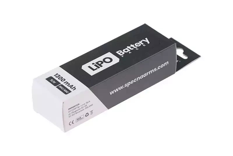 Specna Arms LiPo 11,1V 1300mAh 20/40C Battery