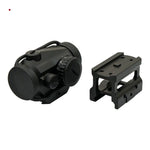 JS-TACTICAL RED DOT BLACK T1 STYLE WITH HIGH AND LOW MOUNT