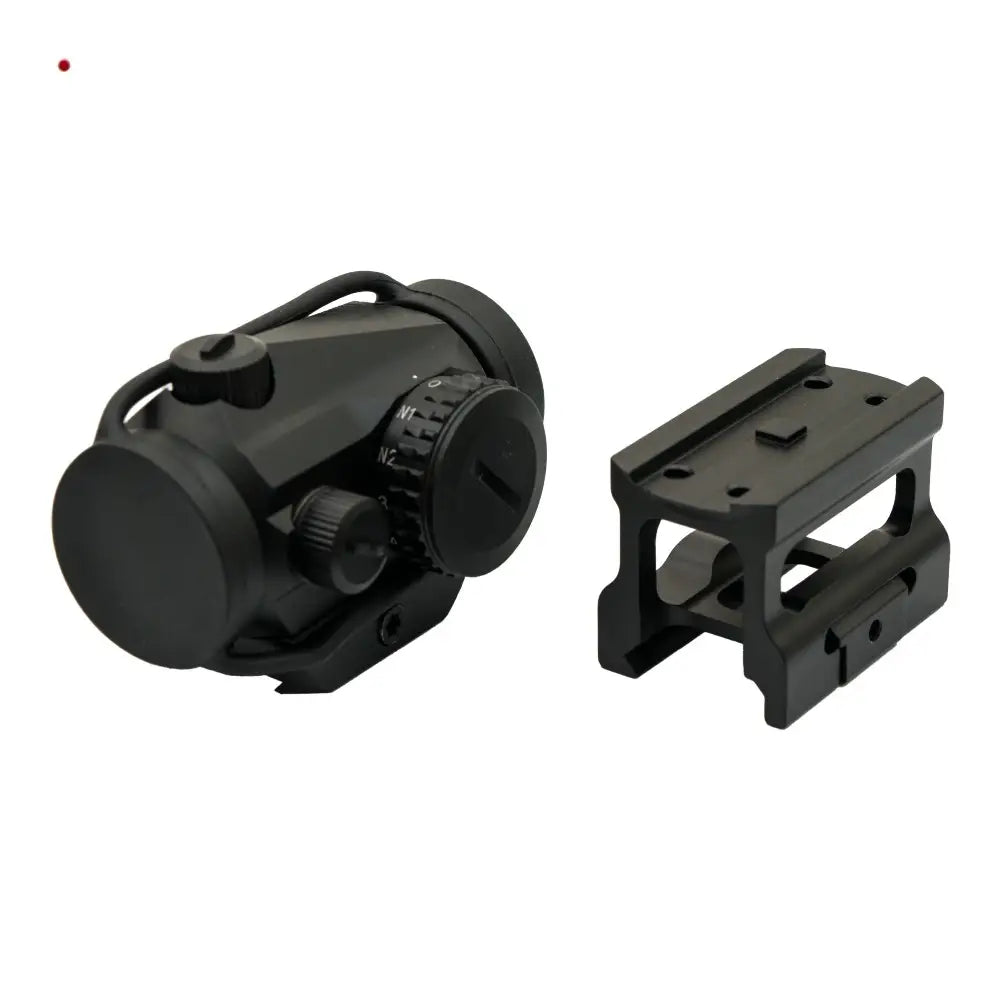 JS-TACTICAL RED DOT BLACK T1 STYLE WITH HIGH AND LOW MOUNT