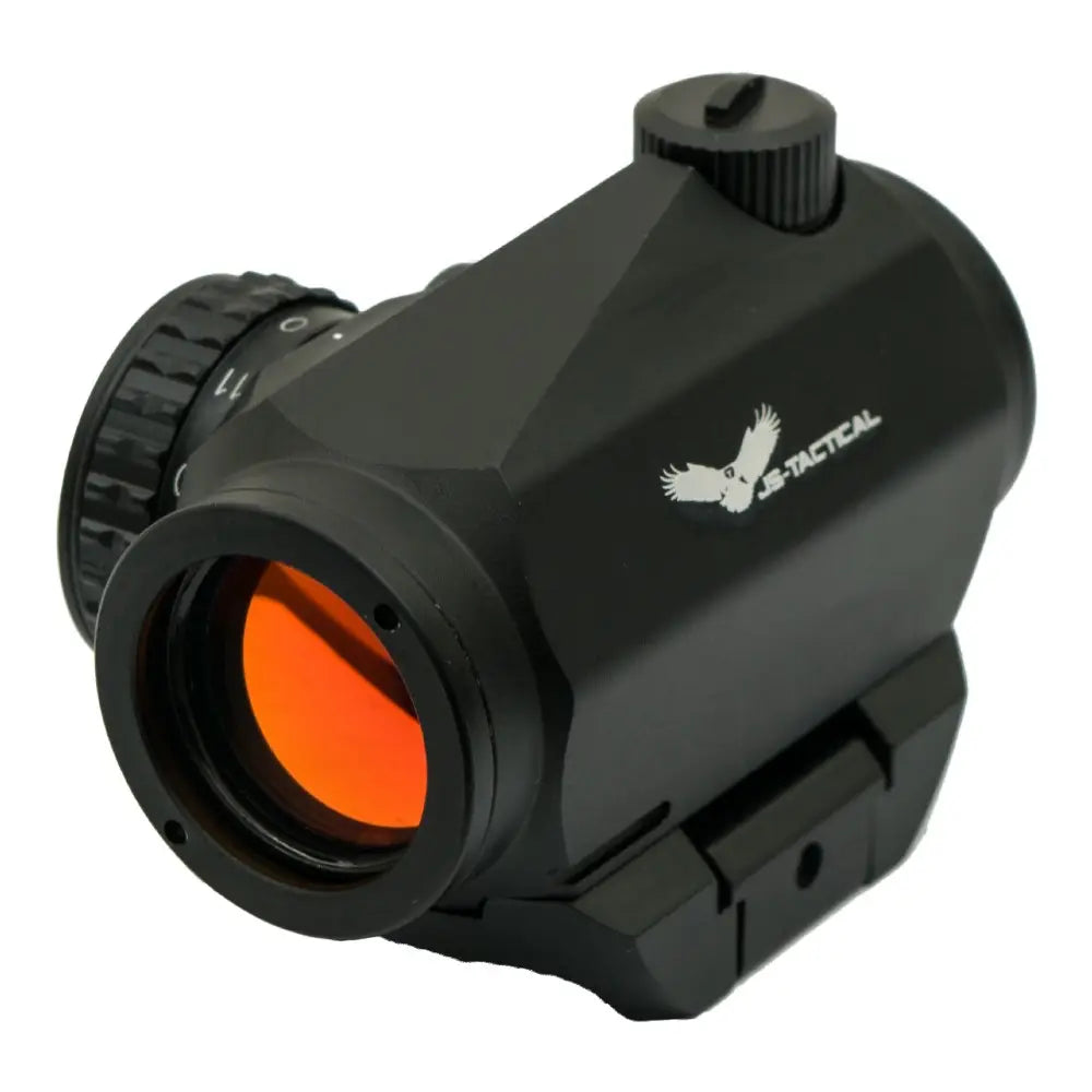JS-TACTICAL RED DOT BLACK T1 STYLE WITH HIGH AND LOW MOUNT