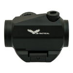 JS-TACTICAL RED DOT BLACK T1 STYLE WITH HIGH AND LOW MOUNT