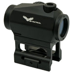 JS-TACTICAL RED DOT BLACK T1 STYLE WITH HIGH AND LOW MOUNT