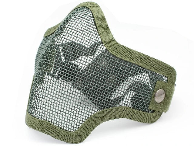 Face protecting STRIKE mask with mesh - jungle