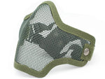 Face protecting STRIKE mask with mesh - jungle