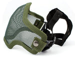 Face protecting STRIKE mask with mesh - jungle