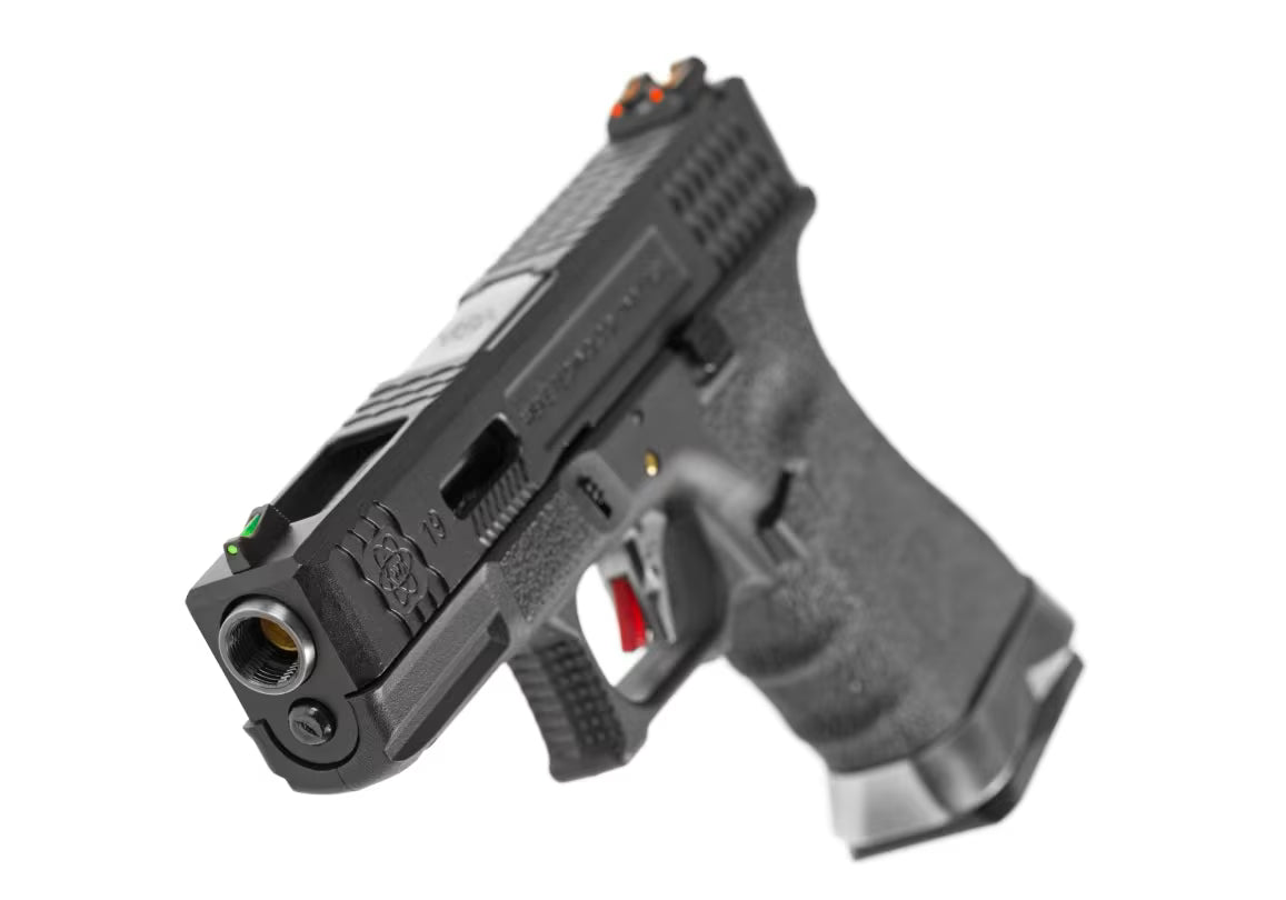 G-Force 19 BK Silver Barrel Metal Version GBB - Black