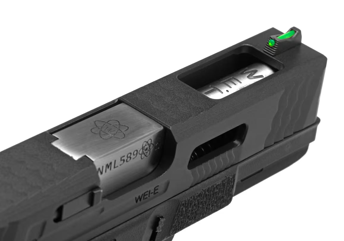 G-Force 19 BK Silver Barrel Metal Version GBB - Black
