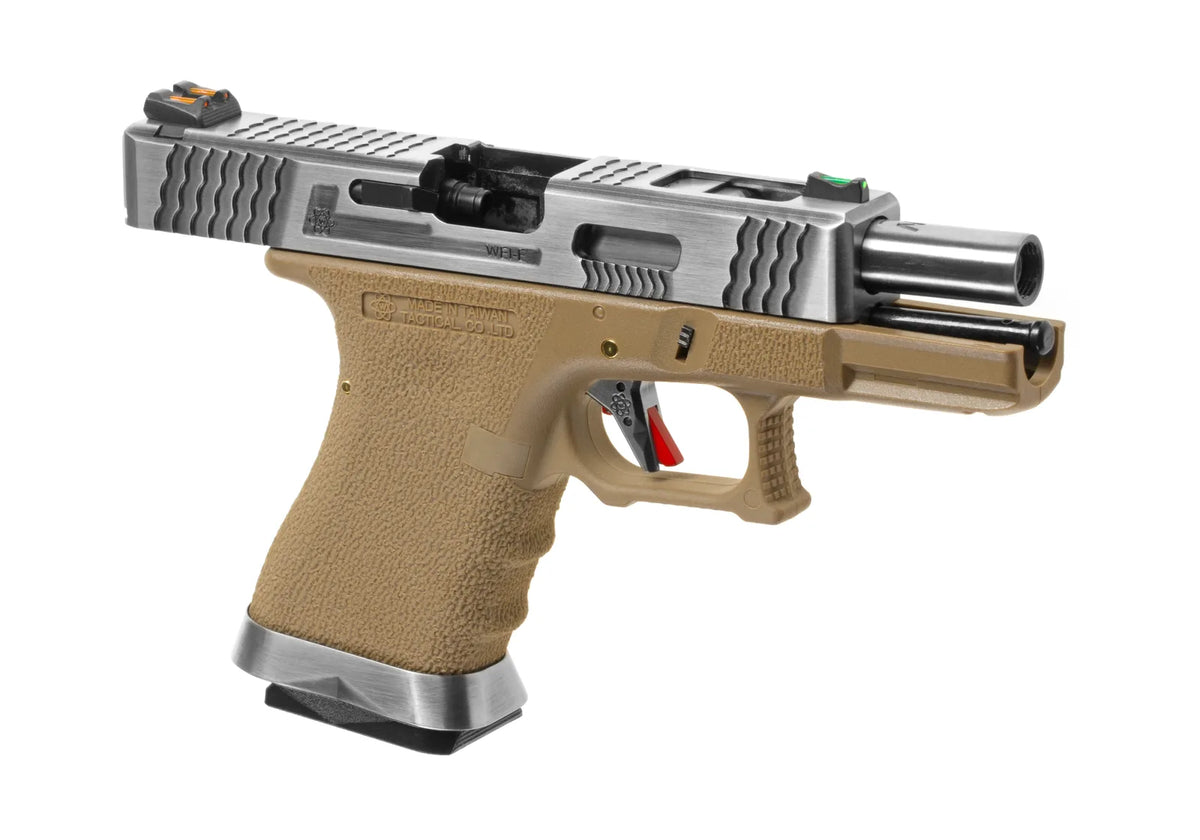 G-Force 19 SV Silver Barrel Metal Version GBB - Desert
