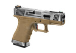 G-Force 19 SV Silver Barrel Metal Version GBB - Desert