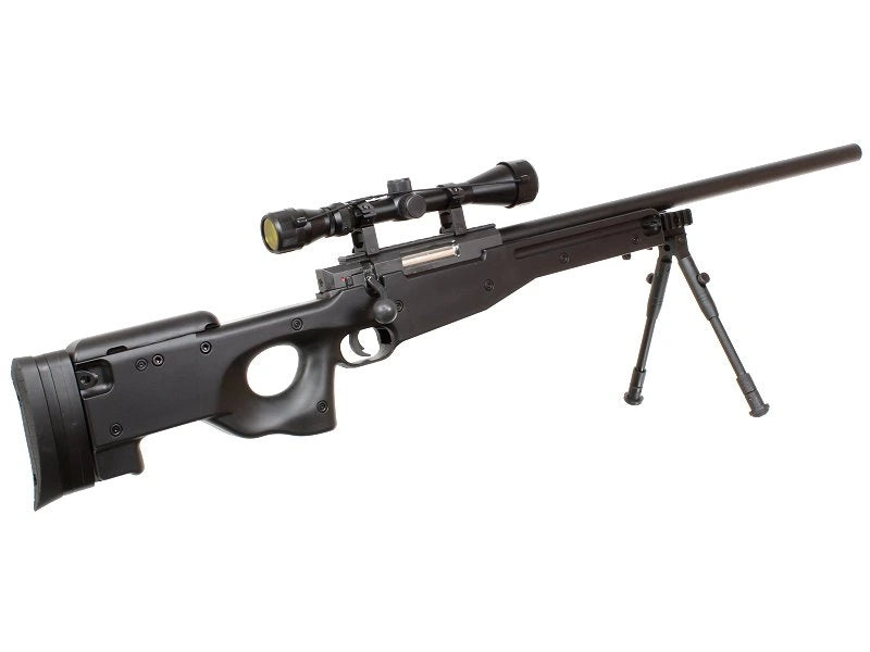 Airsoft sniper L96 (MB01C) + scope + bipod - black