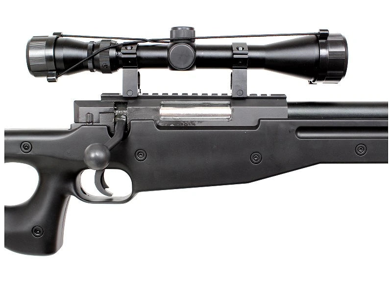 Airsoft sniper L96 (MB01C) + scope + bipod - black